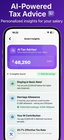 UK Salary & Tax Calculator screenshot