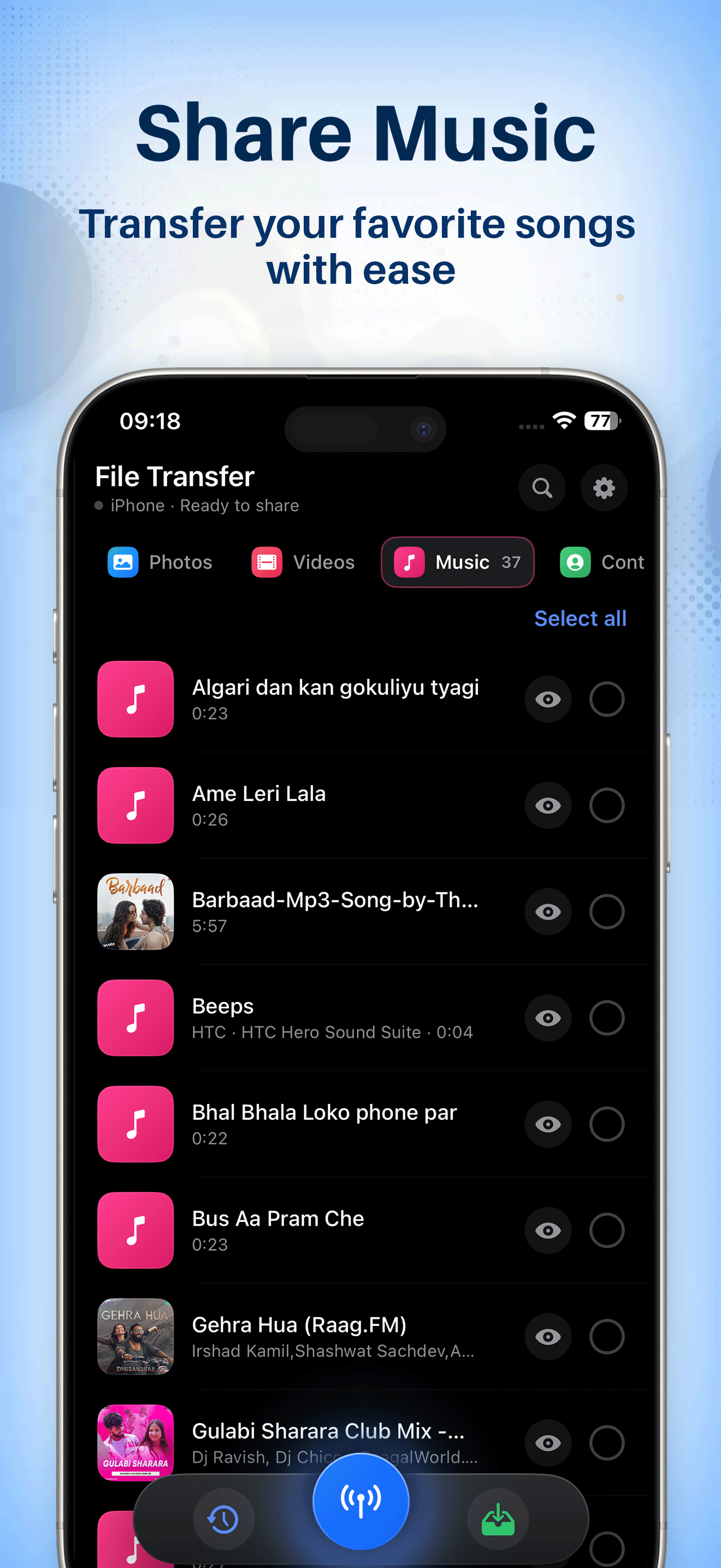 File transfer & Data Sharing screenshot 5
