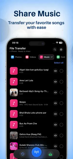 File transfer & Data Sharing screenshot 5