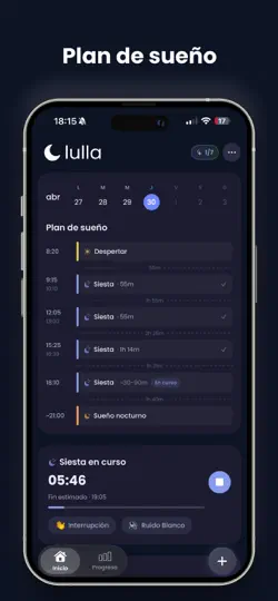 Captura de pantalla de Lulla: Diario De Sueño Bebé en iPhone 1