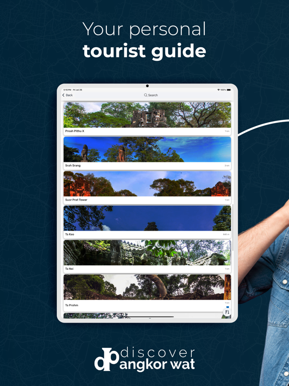 Discover Angkor Wat - Guide iPad screenshot 1 - Travel app