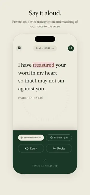 Speak – Memorize Scripture screenshot 4