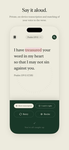 Speak – Memorize Scripture Screenshot 4 of 5
