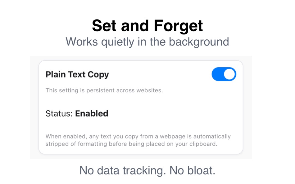 #3. Plain Text Copy for Safari (macOS) Με: Lotus Core