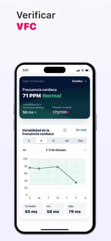 Cardi Mate Freqüência Cardíaca screenshot 3 of 6
