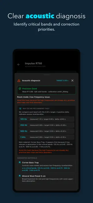 AcousticPro SPL RTA RT60 screenshot 4