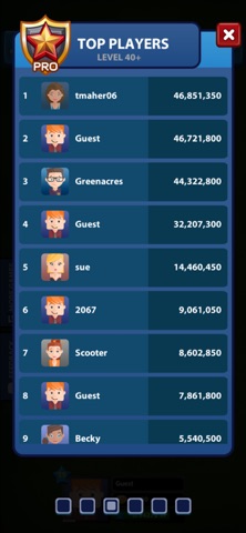 Golf Card Game Classic iPhone screenshot