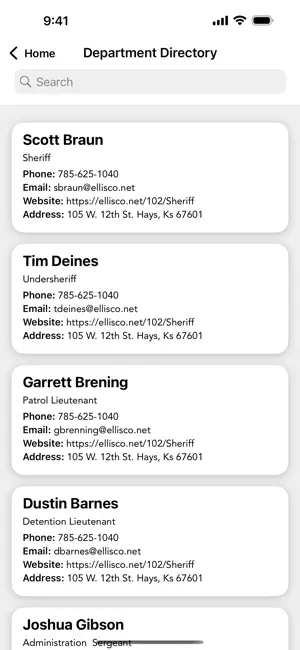 Ellis County Sheriff’s Office screenshot 2