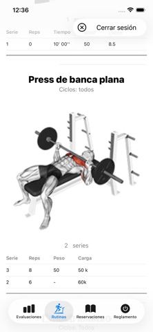 Sistema de Gimnasio - CDP screenshot