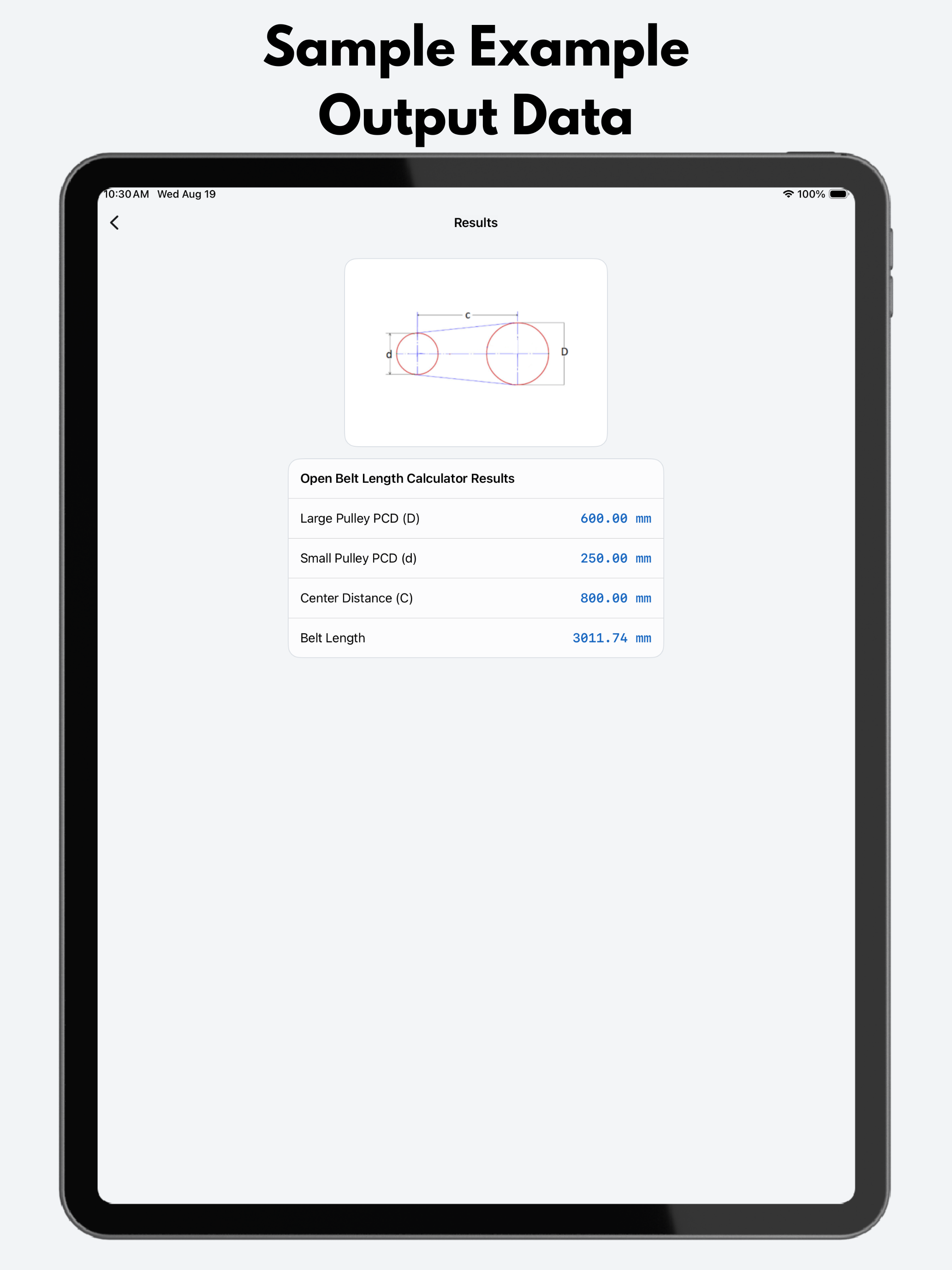 Belt Length Calculator Pro screenshot 20