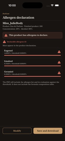 Profumer Compliance screenshot 3