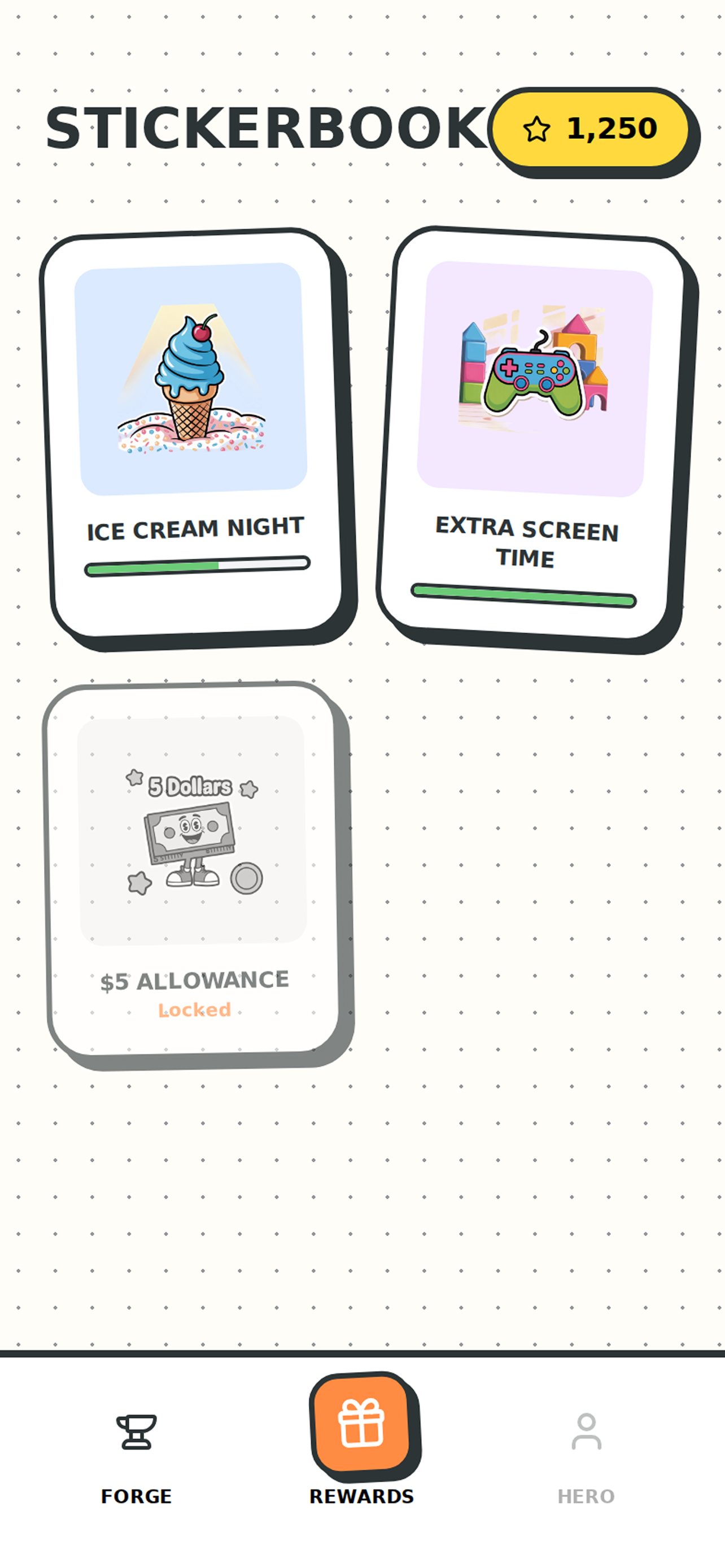 Forge Kids – Routine & Rewards
