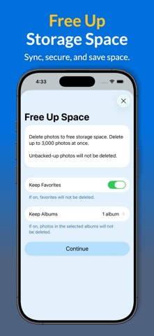 Photos Backup for Synology iPhone screenshot