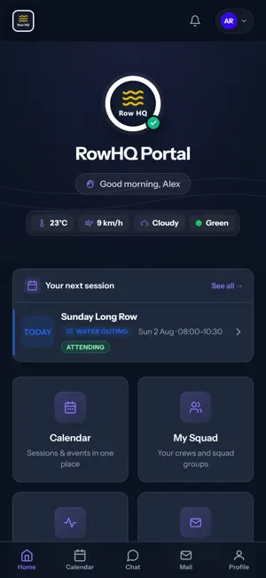 RowHQ screenshot 1