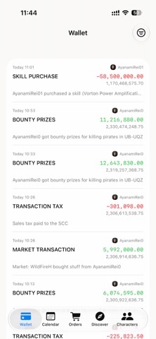 EVEKit iPhone screenshot