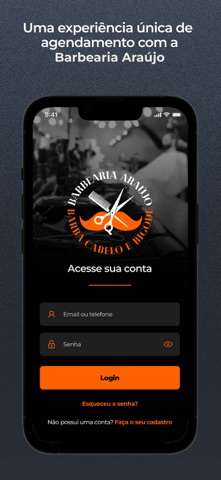 Barbearia Araújo iPhone screenshot