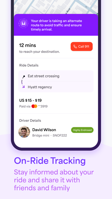 Bridge - Ride Hailing App Screenshot