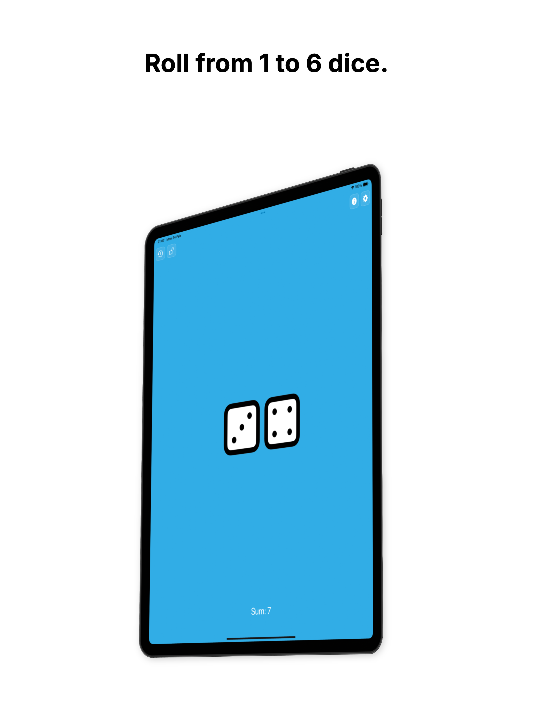 Dice app - Just roll