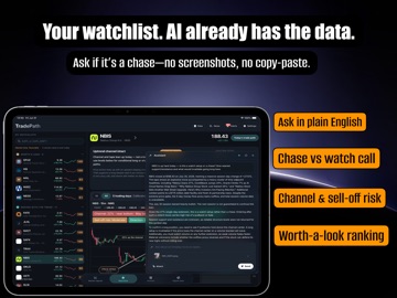 Trade Path: AI Stock Scanner iPad screenshot