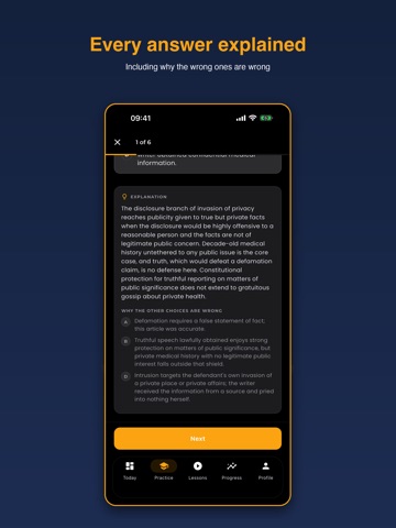 Bar Exam: King of the Curve iPad screenshot