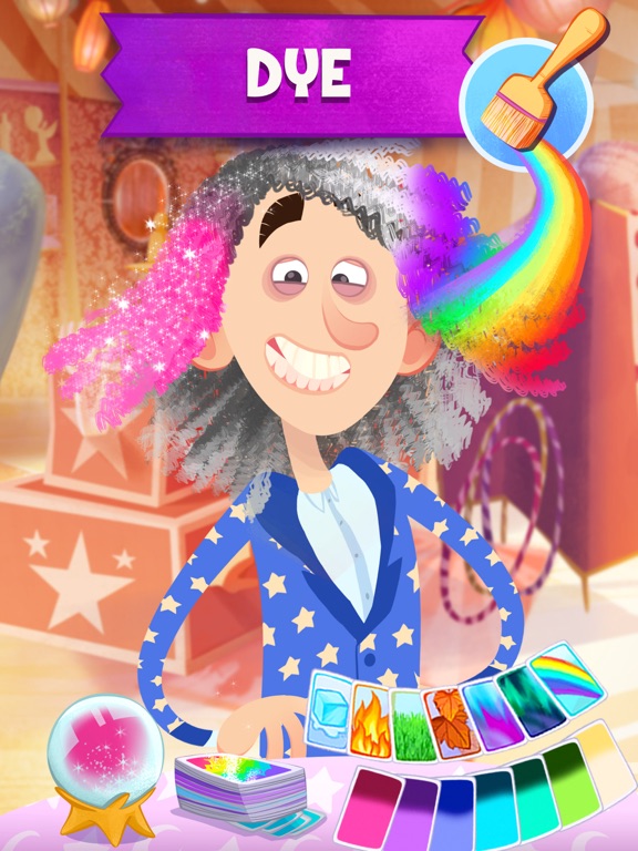 Hair Salon: Family Portrait iPad screenshot 1 - Education app