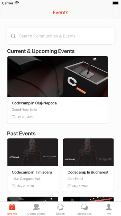 Screenshot #2 pour Codecamp Conferences