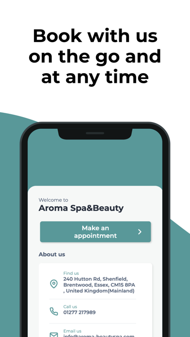 Aroma Spa and Beauty Screenshot