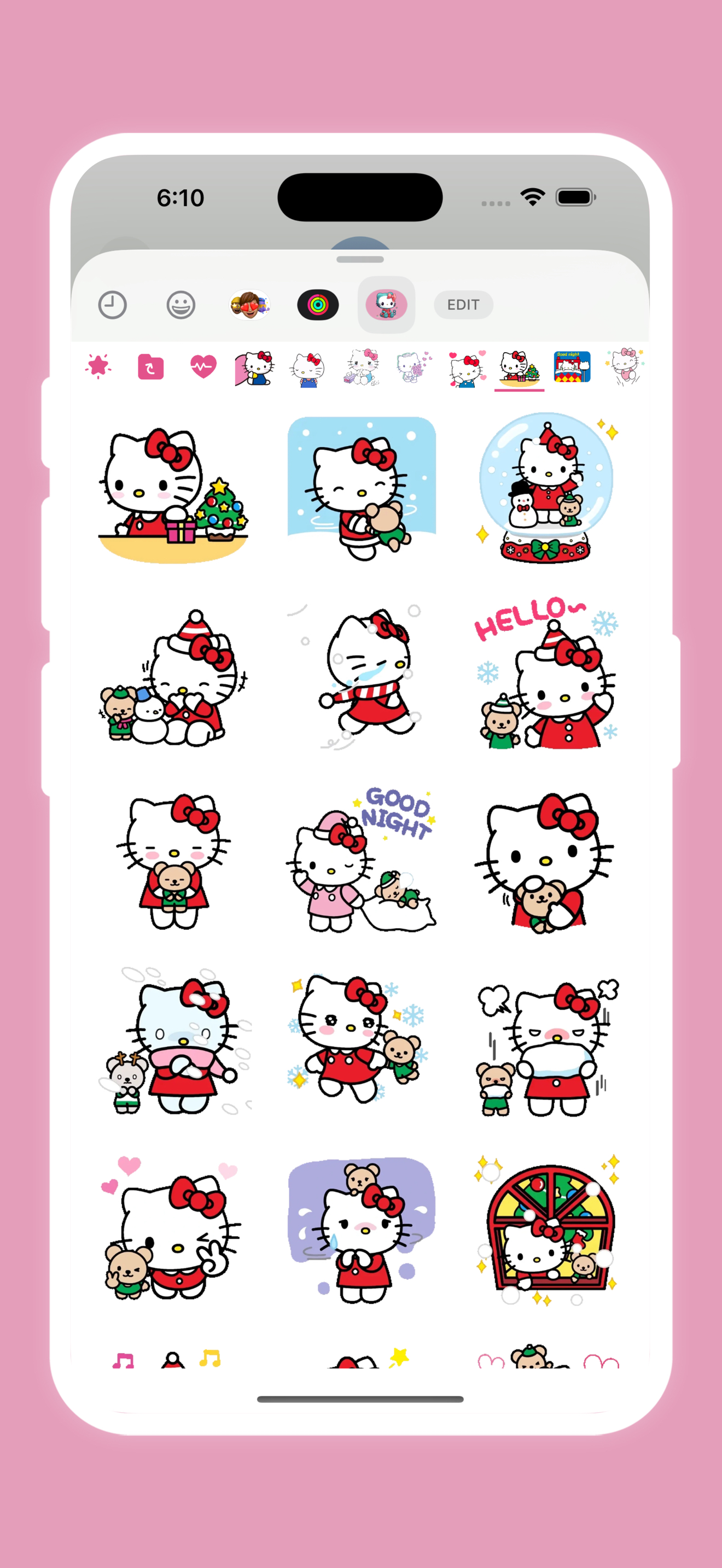 Hello Kitty Sticker Packs