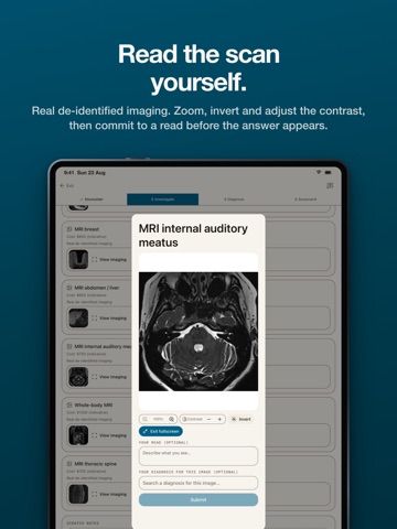Patient Simulator: Diagnosica iPad screenshot