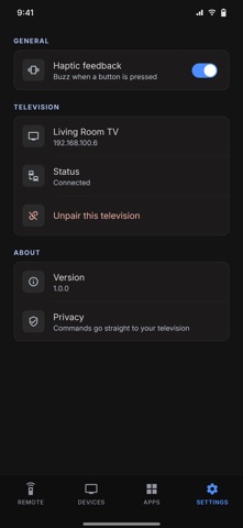TV Remote for Google & Android Screenshot 2 of 3