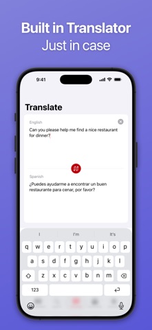 SpeakEasy Spanish Phrasebook screenshot