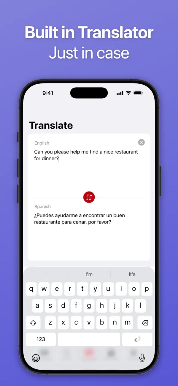 SpeakEasy Spanish Phrasebook Screenshot 4