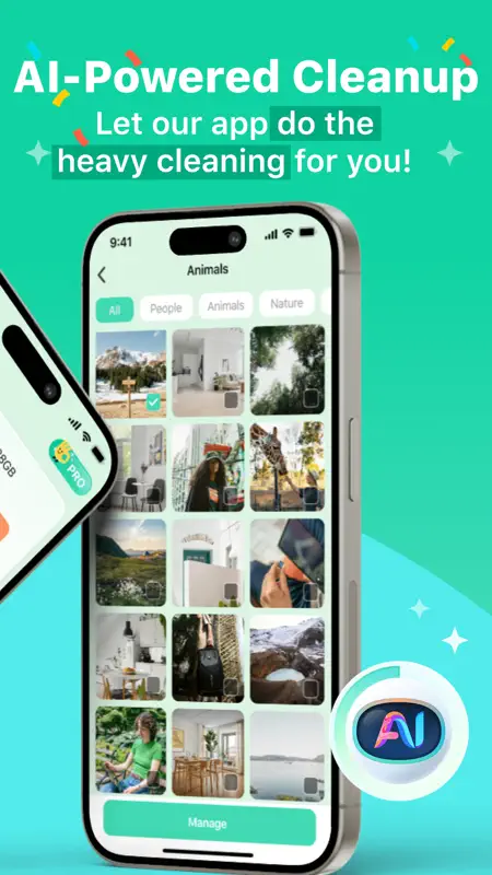 AI Cleaner：Swipe Photo CleanUp screenshot 2 of 6
