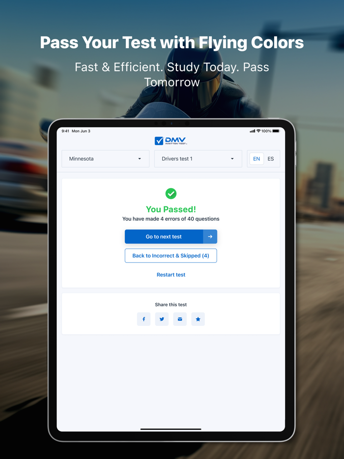 Motorcycle DMV Written Test