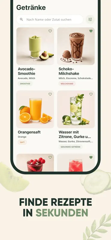 Rezepte für Getränke: Smoothie screenshot 3 of 8