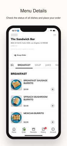 The Sandwich Bar CA screenshot