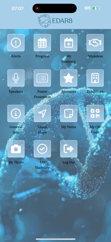 EDAR8 Delegate App iPhone screenshot