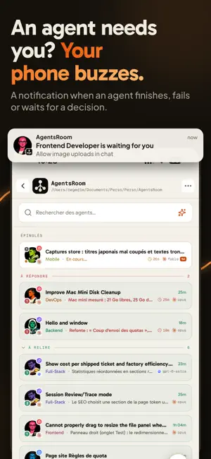 AgentsRoom: Dev Remote Control screenshot 3