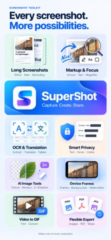 SuperShot - スクリーンショット編集 のスクリーンショット