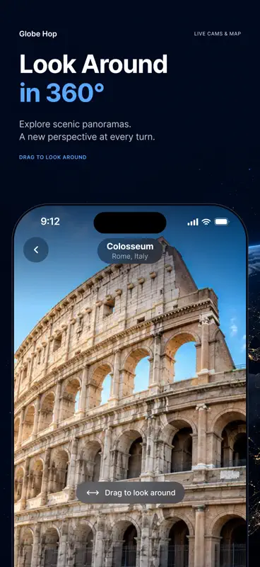 Globe Hop: Live Cams & Map screenshot 4 of 6