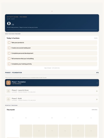 AI Wellness Business iPad screenshot