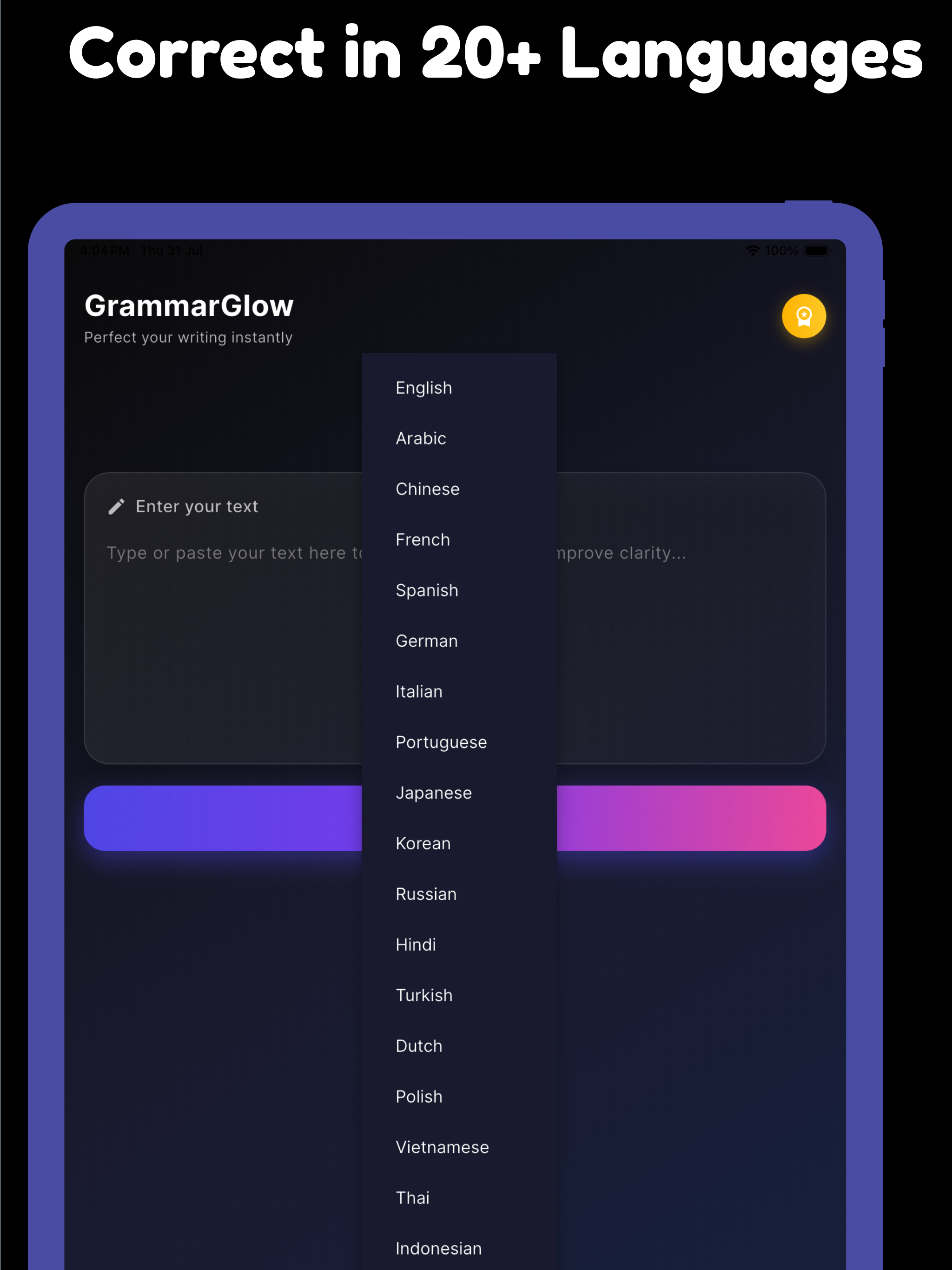AI Grammar Check - GrammarGlow screenshot 6