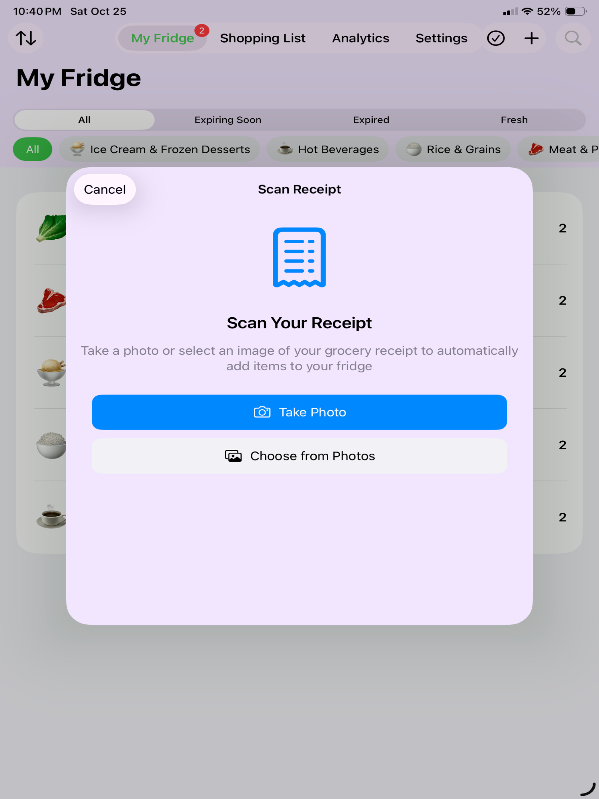 SmartFridge - Food Tracker screenshot 10