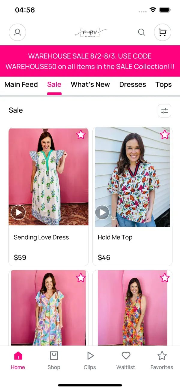 Screenshot #1 pour Pinafore Boutique