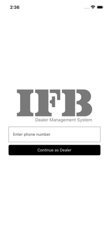 IFB Dealer Policy iPhone screenshot
