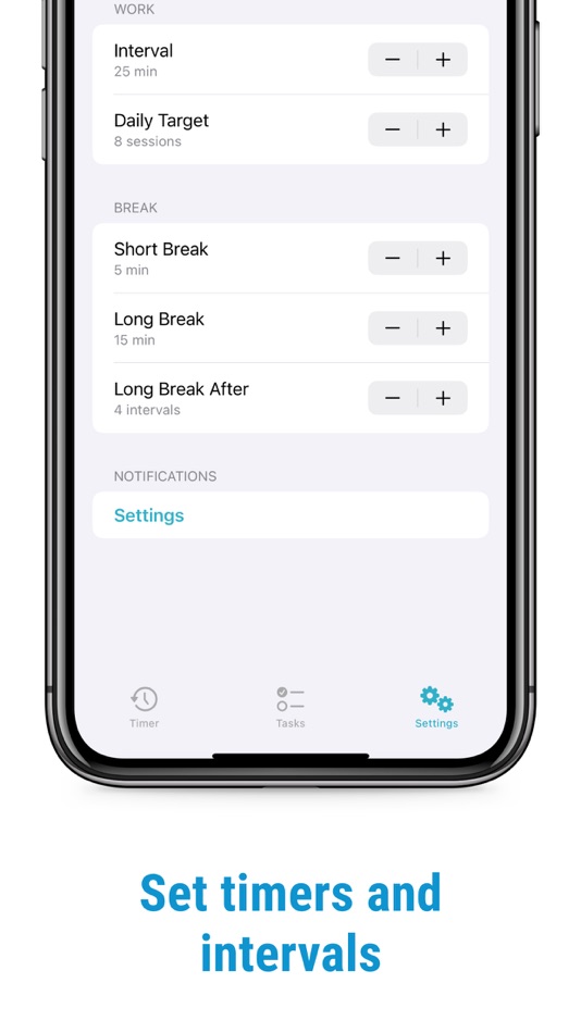 #4. Focus Tasker: Pomodoro Timer (iOS) 由: Waldemar Fiedorowicz