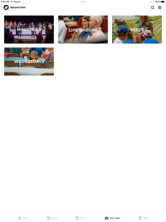 Second Baptist Warner Robins iPad screenshot 4 - Education app