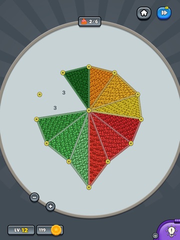 Cozy Thread Dots Puzzle Game iPad screenshot