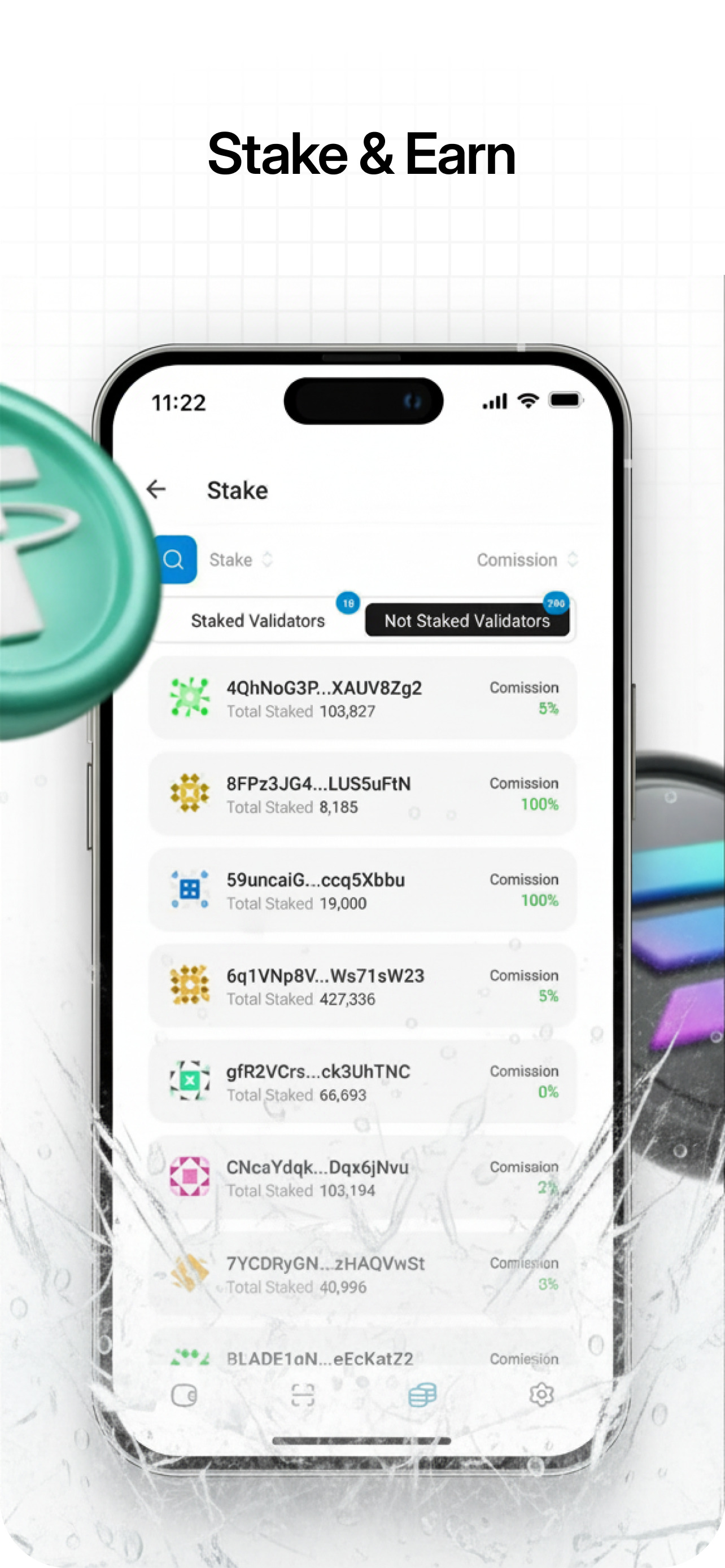 Frostfire wallet screenshot 3
