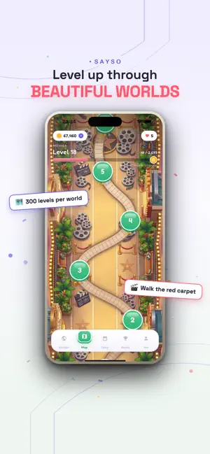 Sayso Word Puzzle Game screenshot 1
